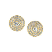 Load image into Gallery viewer, Spinning Wheel Ombre Stud Earring

