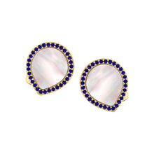 Load image into Gallery viewer, Slipped Pears Mother-of-Pearl Stud Earring
