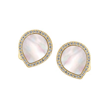 Load image into Gallery viewer, Slipped Pears Mother-of-Pearl Stud Earring
