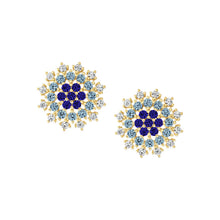 Load image into Gallery viewer, Diamond Snowflake Stud Earring
