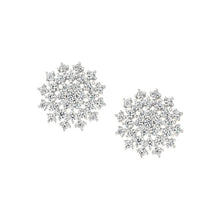 Load image into Gallery viewer, Diamond Snowflake Stud Earring
