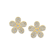 Load image into Gallery viewer, Refined Floral Stud Earring
