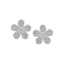 Load image into Gallery viewer, Refined Floral Stud Earring

