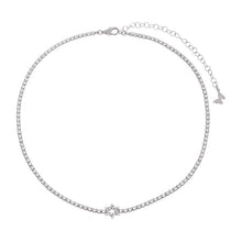 Load image into Gallery viewer, Pave CZ Star Of David Tennis Choker
