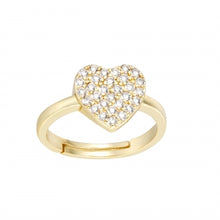 Load image into Gallery viewer, Pave Heart Ring
