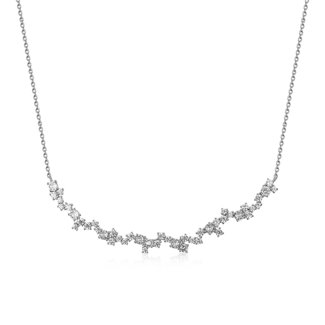 CZ Bar Necklace