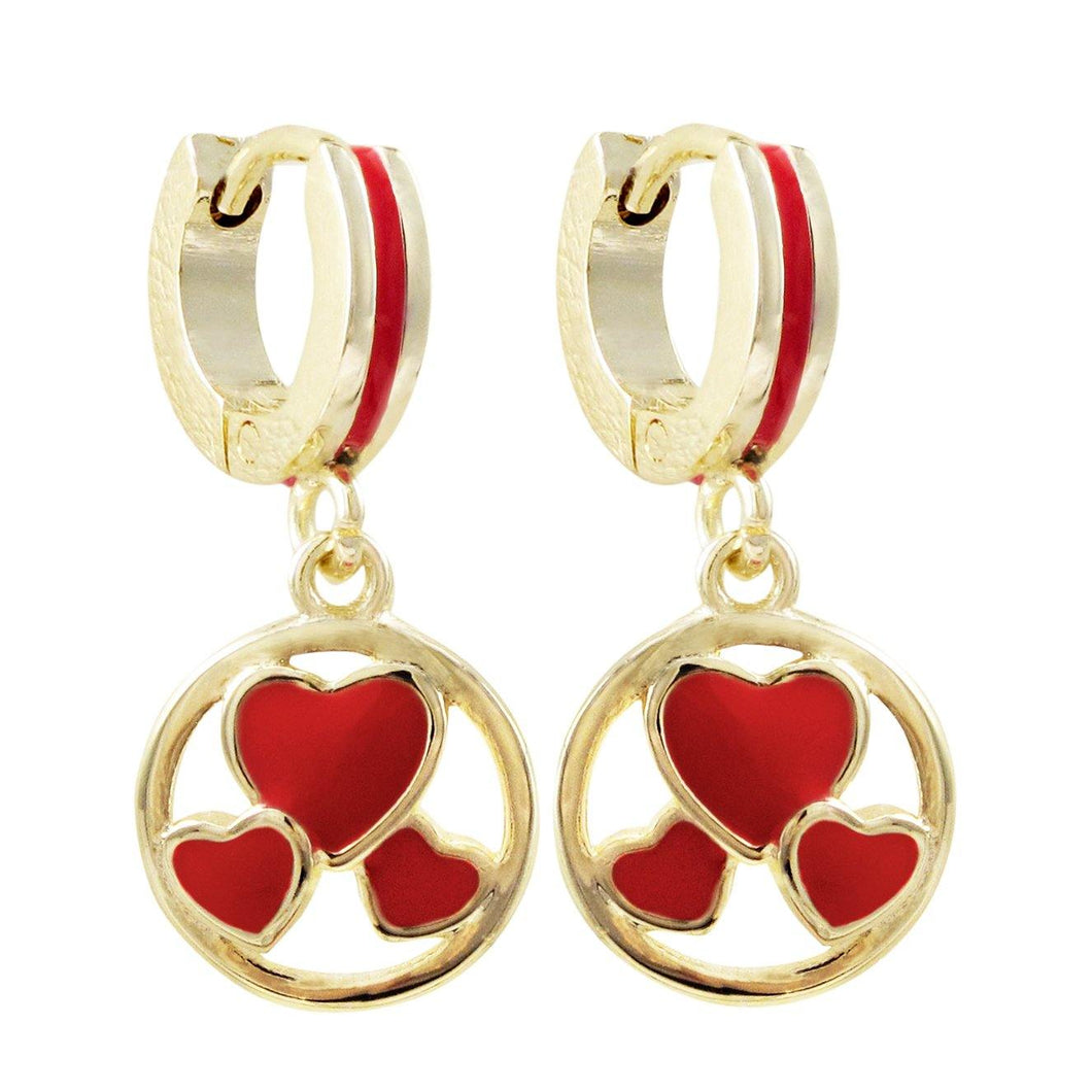 Circle Of Hearts Earrings - Gemtique 