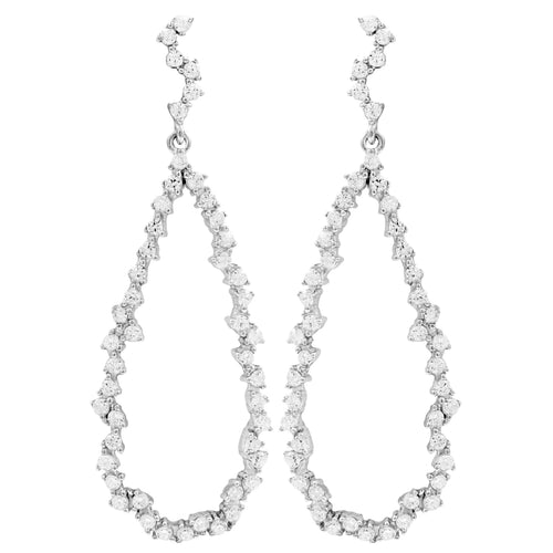 CZ Teardrop Earrings - Gemtique 