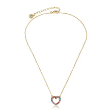 Load image into Gallery viewer, Rainbow Heart Necklace
