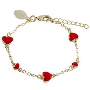 Red Hearts Bracelet - Gemtique 