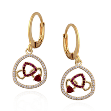 Load image into Gallery viewer, Rounded Triangles Earrings
